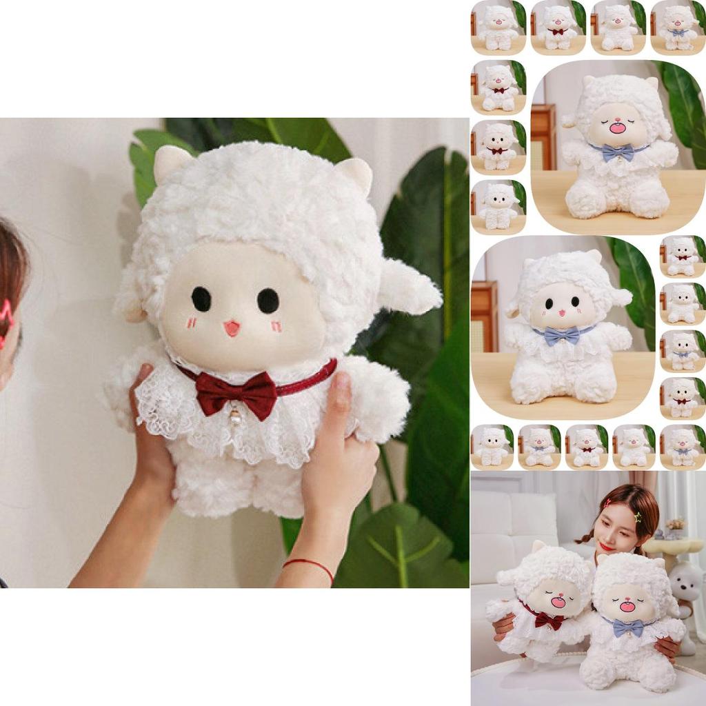 Adorable Plush Sheep Doll Soft Toy Perfect For Kids Bedtime Cuddles And Birthday Gifts