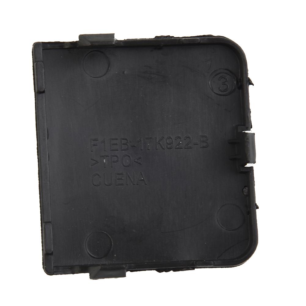 1PC Trailer Cover For Ford Focus Rear Bumper Tow Hook Cover 2015-2018 Black ABS Exterior Replacement Car Truck Accessories