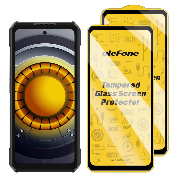 2 pezzi / Confezione Ulefone 9H HD Anti Impronta Vetro Temperato Proteggi Schermo