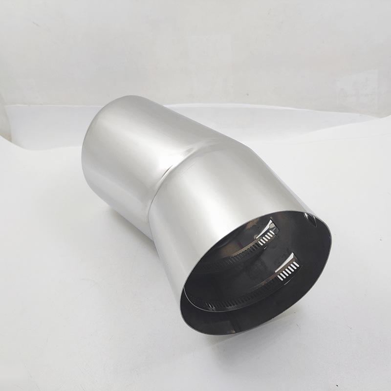 Stainless Steel Exhaust Tailpipe for Land Cruiser - Mirror Silver Clamp Decoration