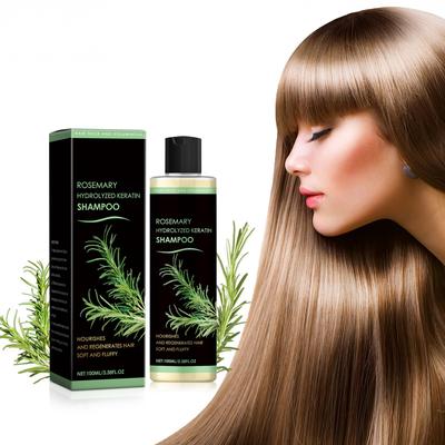Shampoo de Queratina Hidrolisada de Alecrim Nutre Regenera Cabelos Macios e Volumosos