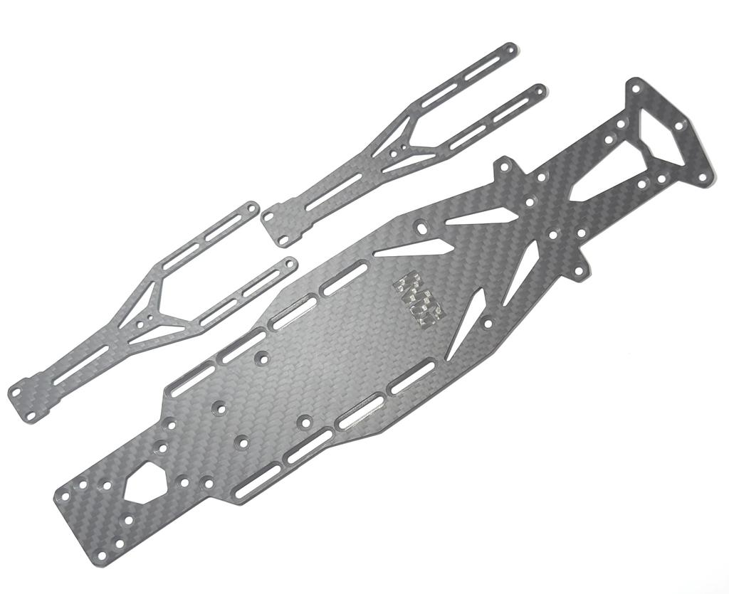 Metal Garage Japan Original Carbon Fiber Chassis for YOKOMO YD-2, Wheelbase 225mm, WB225 (MGYD2-13C)