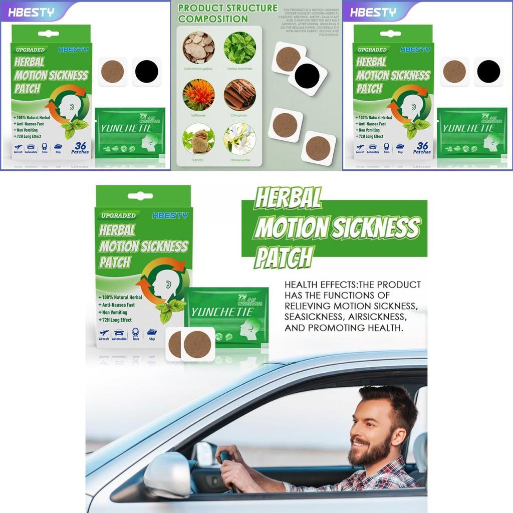 Nausea Hbesty Herbal Patches For Effective Travel Assistance For All Skin Types And Ages