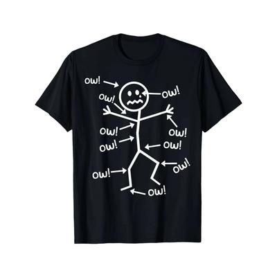 100% Bavlna Ow Ow Ow Tričko 2026 Nové Vtipný Slogan Grafika Mäkké Priedušné Muži Ženy Unisex Oversized Harajuku Letné Vrchné Oblečenie