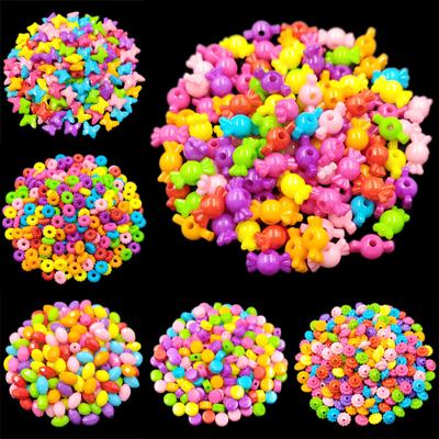 Loose Beads Multi-shape Wholesale For Jewelry Making Pendant DIY Crafs 20/40/50Pcs Candy Color Necklace Bracelet
