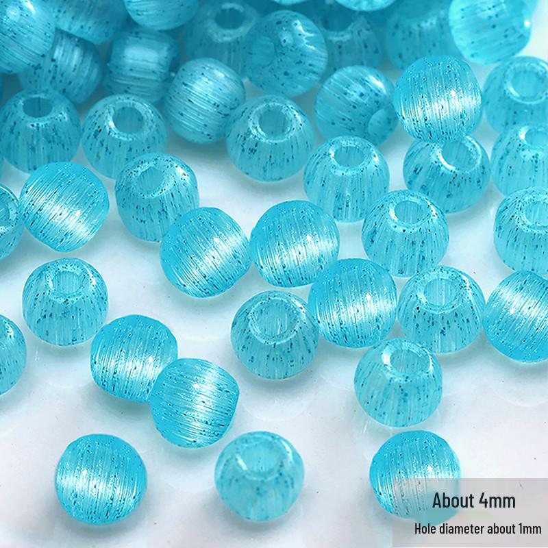 Blauer Glas-Reiskorn-Haarnadel: Handgefertigter Schmuck-Accessoire im antiken chinesischen Stil