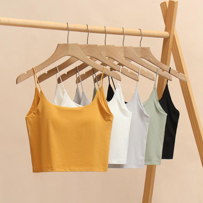 

Spicy Girl Women s Padded Camisole Summer Sexy Crop Top Large зелёный