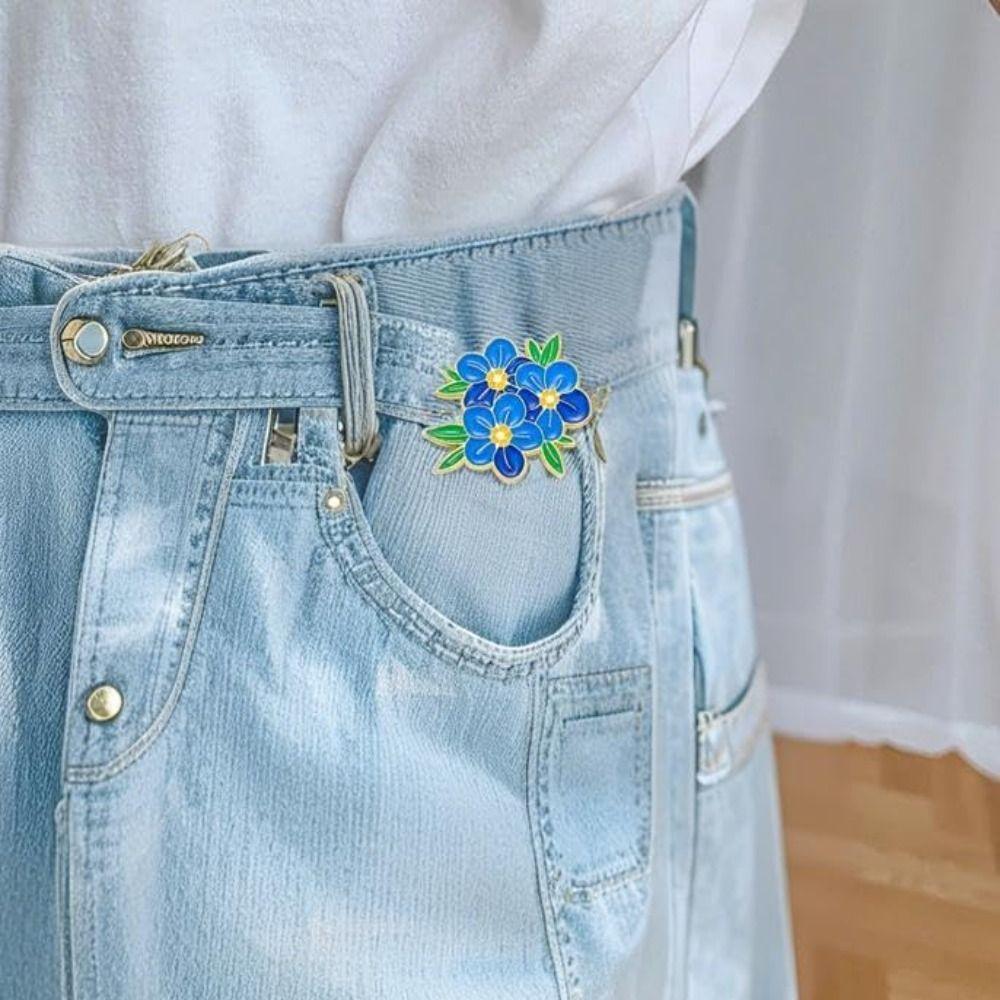 Creative Accessories Flower Language Series Badge Peony Pin Buckle Personalized Brooch  for Women