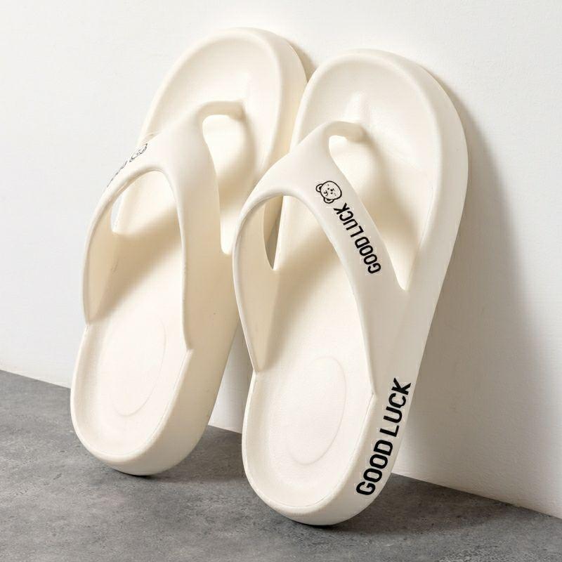 New Trendy Men EVA Flip Flops Anti-Slip Odor-Free Beach Slippers Casual Sandals