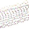 1:12 1 String Of Fake Lights Christmas Good Decoration Dollhouse Miniature Mini Furniture Accessories String Lights