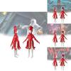Vibrant Red Squid Outfit For Children Ideal For Anime Roleplay And Themed Events