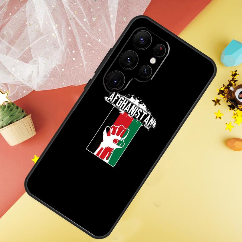 Afghan Afghanistan Flag Banner Phone Case For Samsung Galaxy S25 S26 Ultra S21 S20 S22 S23 Ultra S10 Plus S24 FE Cover Coque