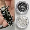 Nail Art Jewelry, Dark Punk Style Bullet Head Rivet Size Mixed Nail Decoration
