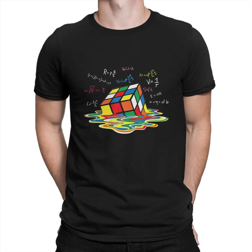 Math Rubik Zajímavé Unisex tričko Cube Roztomilé módní tričko Harajuku Streetwear Nový trend
