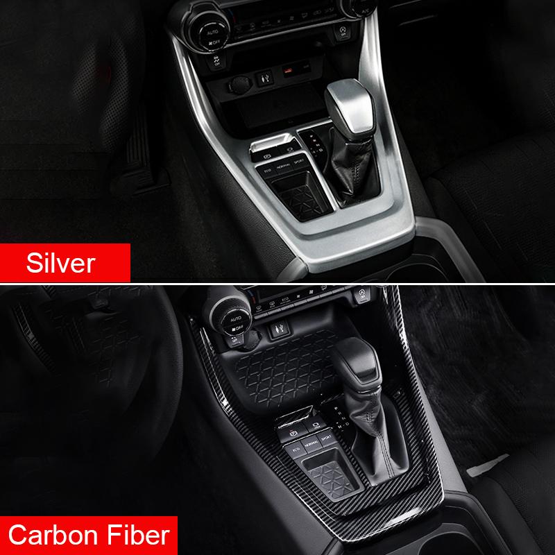 Car Central Control Gear Shift Panel Cover Trim Frame ABS Accessories For Toyota RAV4 XA50 2019 2020 2021 2022 2023 2024 Hybrid