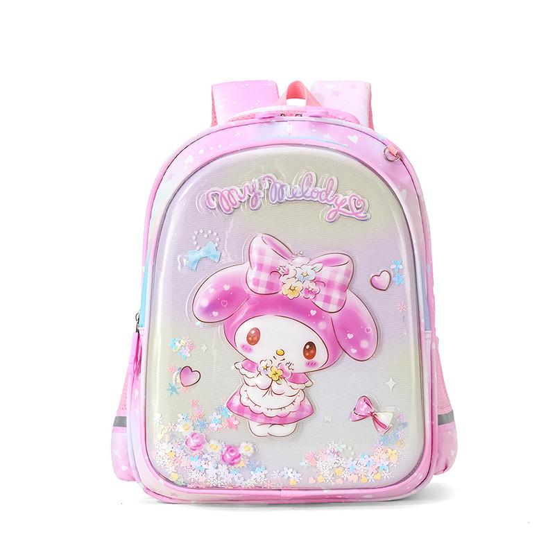 Sanrio Melody Kids School Backpack With Lightweight Nylon Design For Preschool Children