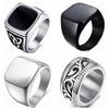 Celtic Triangle Knot Casting Ring European and American Men's Jewelry Ring