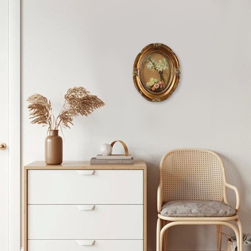 1PC Vintage Resin Wall Frame Tabletop & Hanging Photo Frame Ornate Resin Wall Decor Resin Photo Frame 16x20cm