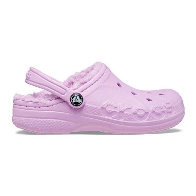 Crocs Comfortable Versatile Non-Slip Kick-Resistant Sandals Kids Sandals Purple 207500-5Q5