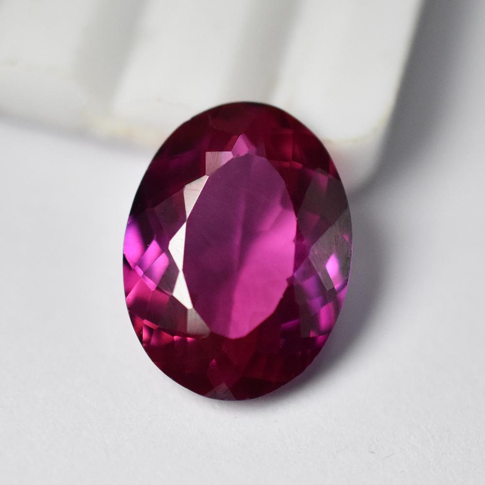 Natural Pink Sapphire Loose Gemstone 12.20 Ct Oval Cut for Engagement September Birthday Birthstone