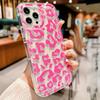 Rose Leopard Transparent Pattern Phone Case For iPhone 11 12 13 14 15 16 Pro Max XR X XS Mini 8 7 Plus SE Shockproof Fundas