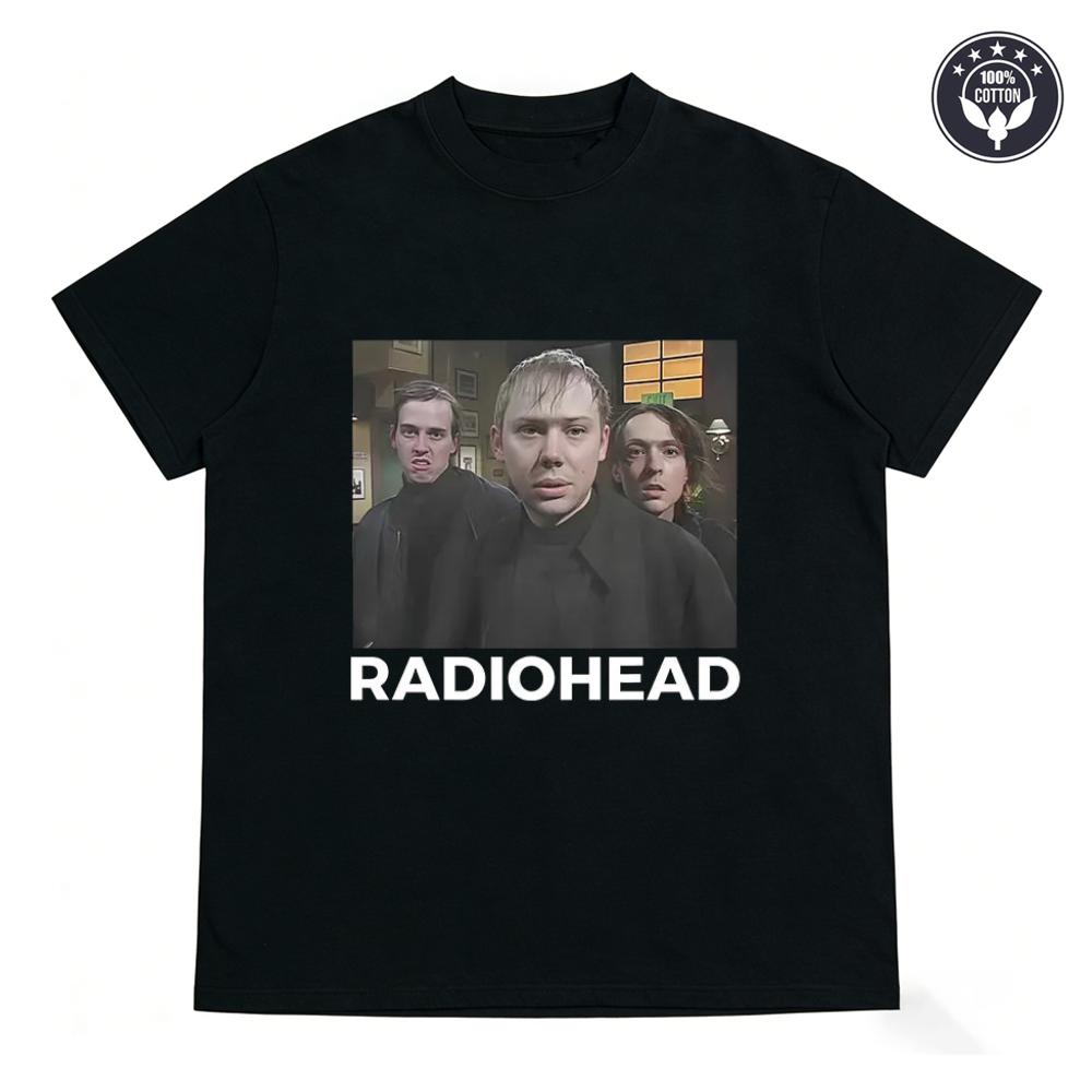 

Radiohead Parody It s Always Sunny Meme Graphic Tee Funny Rock Band Vintage Hip Hop Streetwear Men Women Casual Cotton T-shirt 4XL