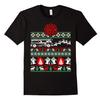 Feuerwehr Hässlicher Weihnachtspullover Feuerwehrmann T-Shirt 100% Baumwolle Rundhals Sommer Kurzarm Lässig Herren T-Shirt Größe S3XL