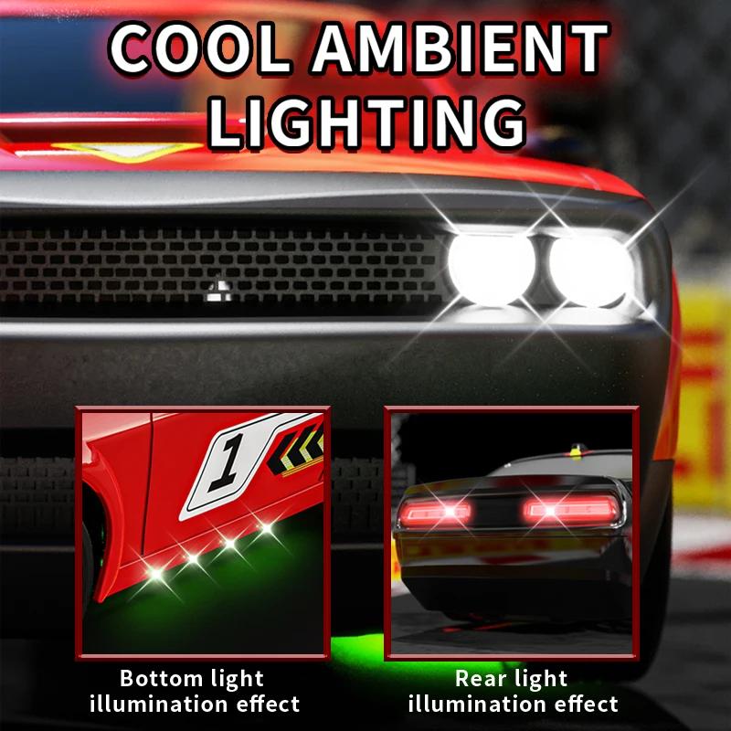 RC Drift Car 1/20 Kf27 Racing Competitive Vehicle 2.4G 4WD Drive Cars with Light 2.4G Remote Control Drifting Toy for Boys Gifts