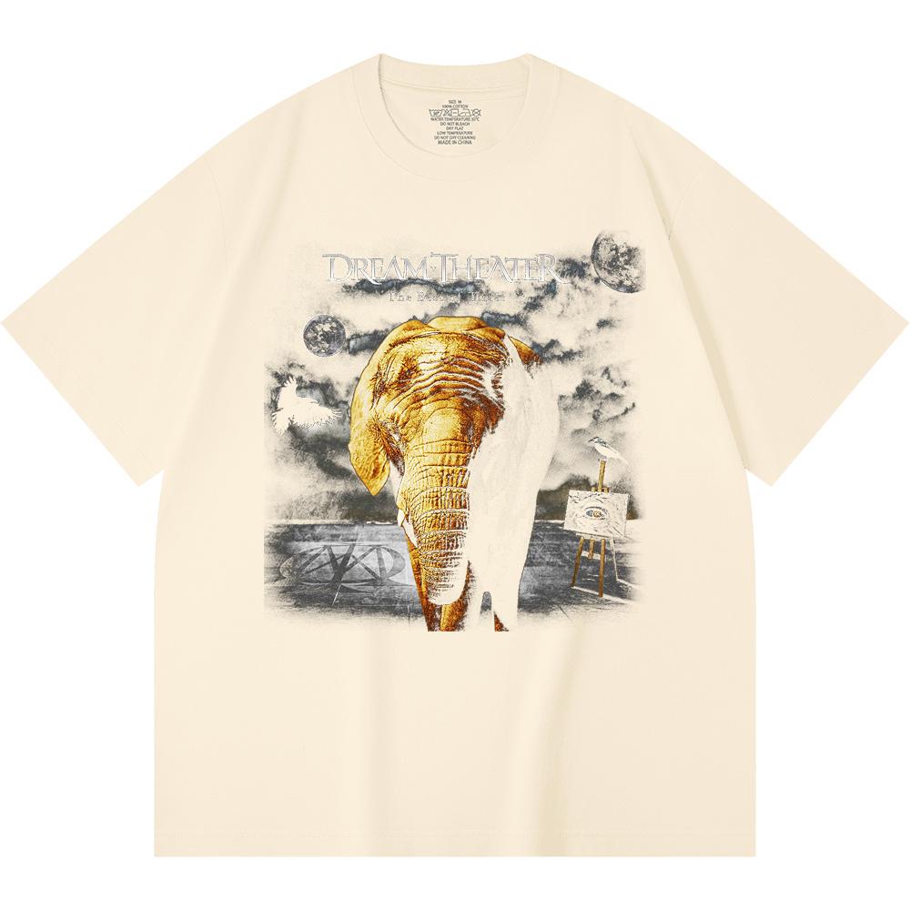 230 g/m² 100% Baumwolle Heavy Metal T-Shirt Rockband Beliebte Musik Druck Unisex Schweres Baumwoll-T-Shirt