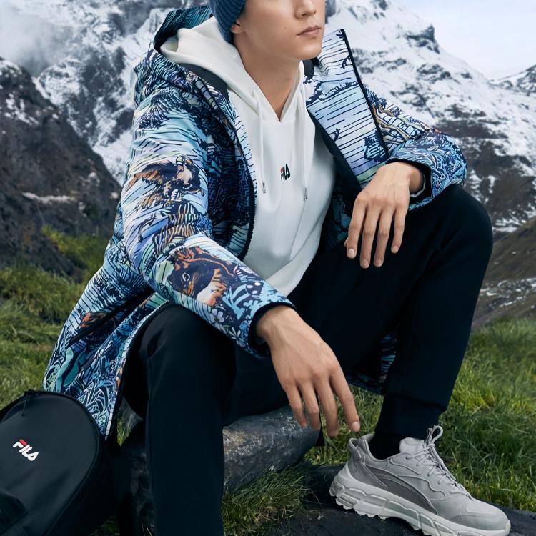 New FILA Down Jackets Men's Forget Me Not Blue F11M048912F-LB