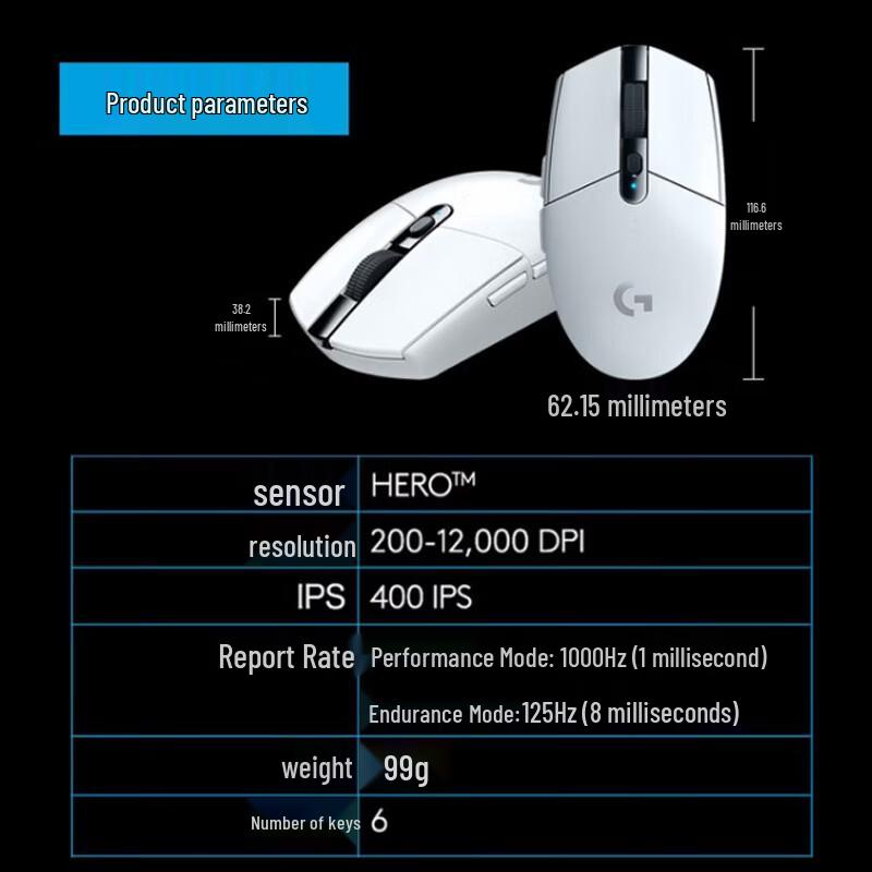 Logitech G304 LIGHTSPEED Wireless Gaming Mouse
