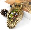 Semi-stereoscopic Owl Skull Wall Ornaments Drop Glue Mold Diy Wall Pendant Desktop Decoration Epoxy Silicone Mold