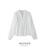 Jnleaog Autumn New Women's Clothing Fashion Style Stylish Fashion Embroider Cotton Top 2298062