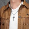 Jesus Kreuz Exorzismus Amulette Edelstahl Herren Halsketten Anhänger Kette Punk für Damen Modeschmuck Geschenke Großhandel