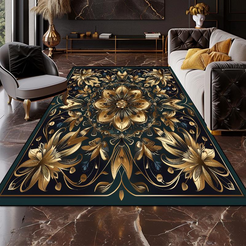 Persian Style Large Carpet for Living Room Decoration Luxury Washable Coffee Table Floor Mat Bedroom Non-slip Rugs 200x300cm