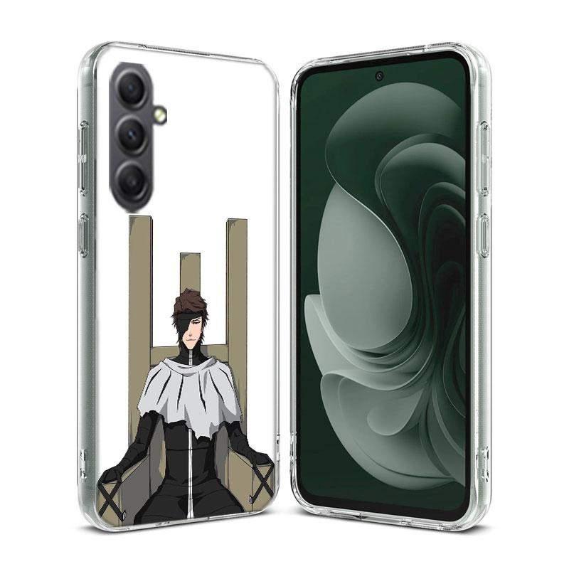 Bleach Aizen Sousuke Phone Case for Samsung A16 A26 A36 A56 A17 A37 A57 A07 A06 A02S A03 A04S A05S Galaxy Note 20 10 A50S A71 A5