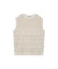 Instantfunk Ms. Scalloped Knit Vest - Ivory