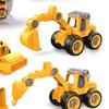 Sady stavebních vozidel pro batolata Simulace Obsahují 4 vozidla Puzzle Dětské odnímatelné autíčko