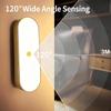 Wireless LED Motion Sensor Night Light with Rechargeable Magnetic Charging Voice Control Home Hallway Wall and Staircase