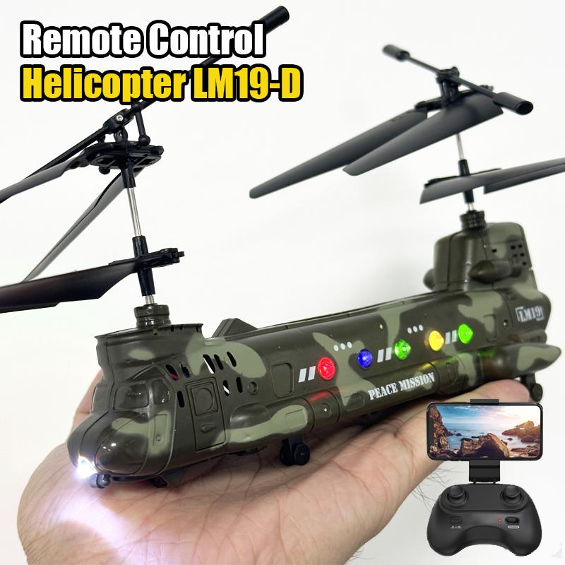 Non-Toxic Rc Helicopter With Camera 2.4G Remote Control Aircraft Fpv Drones 4Ch Hd Aerial Pography Airplane Toys For Children Adult Gifts
