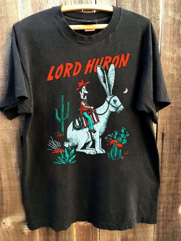 Lord Huron American Tour Concert short sleeve black color shirt KV38639 Unisex T-Shirt M