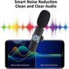 Wireless Lavalier Microphone K1/K9/K6 with Plug-and-Play and Noise Reduction for Live Streaming