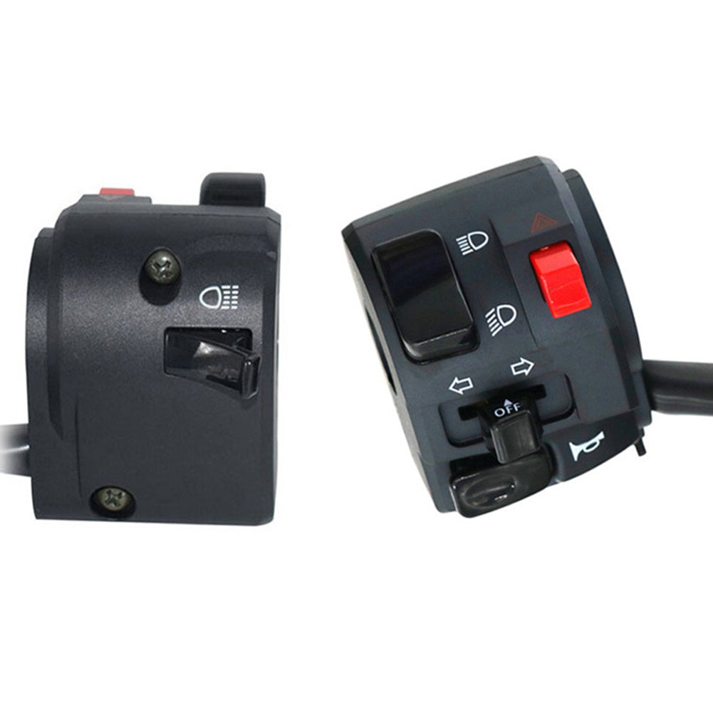 7/8" 22mm Motorcycle Switches Motorbike Horn Button Turn Signal Electric Fog Lamp Light Start Handlebar Controller Switch
