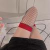 Langsah Women's Ultra-Thin Over-Knee Fishnet Stockings (2 Pairs)
