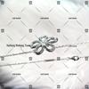 Elegant Sterling Silver Sunflower Necklace with Diamond Hollow Pendant and Clavicle Chain for Women
