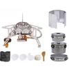 Portable Camping Gas Stove Set with Windshield