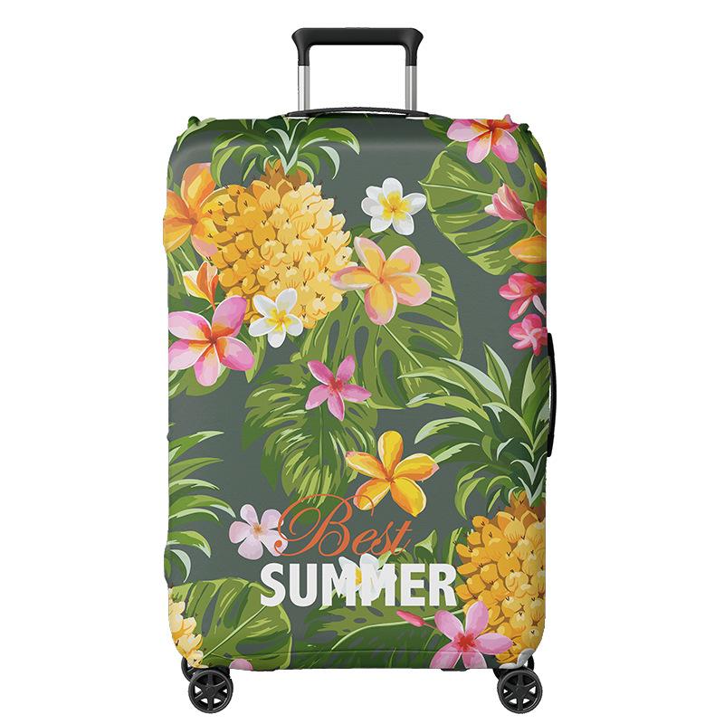 Přizpůsobitelný zesílený kožený cestovní kufr Obal proti prachu