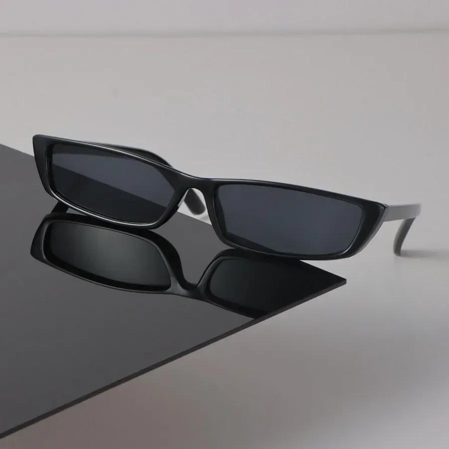 Klasické čtvercové sluneční brýle Dámské Pánské Minimalistická móda Ženské Mužské Retro Neformální