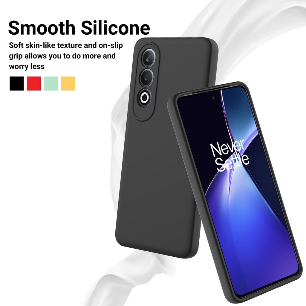 For OnePlus Nord CE4 5G Case Slim-Fit Liquid Silicone Protective Back Cover with Hand Strap