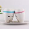 2 Pcs Cute Teeth Soft Squishy Phone Charms Super Slow Rising Ballchain Kid Toy